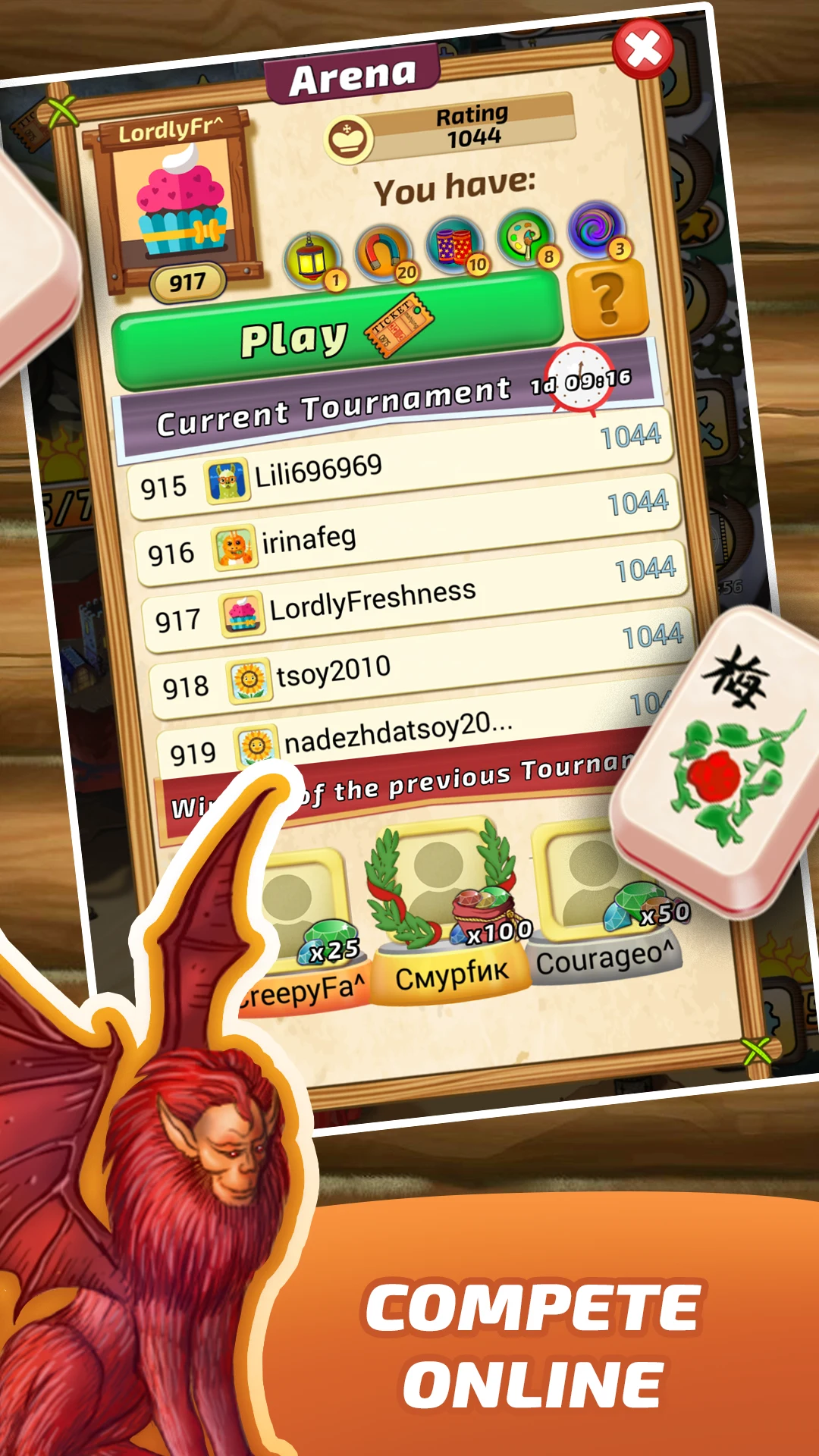 Mahjong Village screenshot